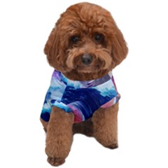 Storm Tsunami Waves Ocean Sea Nautical Nature Dog T-shirt