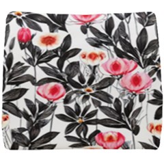 Beautiful Elegant Botanical Flowers Seat Cushion