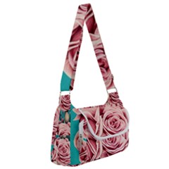 Coral Blush Rose On Teal Multipack Bag by GardenOfOphir