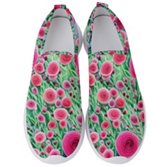 Bounty Of Brilliant Blooming Blossoms Men s Slip On Sneakers