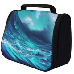 Tsunami Tidal Wave Ocean Waves Sea Nature Water Full Print Travel Pouch (big)