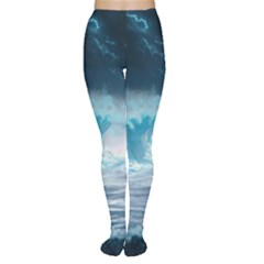 Thunderstorm Storm Tsunami Waves Ocean Sea Tights