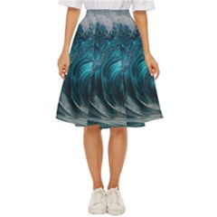 Tsunami Waves Ocean Sea Water Rough Seas 3 Classic Short Skirt