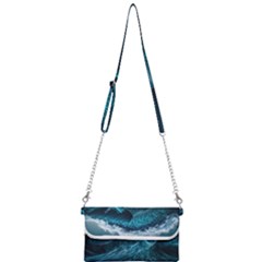 Tsunami Waves Ocean Sea Water Rough Seas 6 Mini Crossbody Handbag