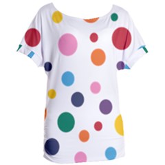 Polka Dot Women s Oversized Tee by 8989