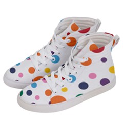 Polka Dot Women s Hi-top Skate Sneakers