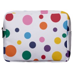 Polka Dot Make Up Pouch (large) by 8989