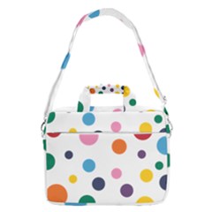 Polka Dot Macbook Pro 13  Shoulder Laptop Bag  by 8989