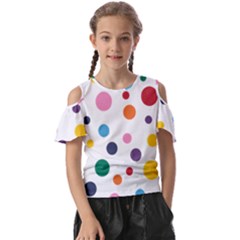 Polka Dot Kids  Butterfly Cutout Tee by 8989