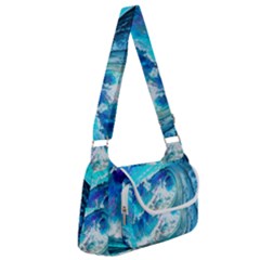 Tsunami Waves Ocean Sea Nautical Nature Water Painting Multipack Bag