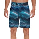 Tsunami Waves Ocean Sea Water Rough Seas 4 Men s Beach Shorts View1