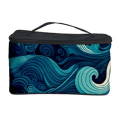 Waves Ocean Sea Abstract Whimsical Abstract Art Cosmetic Storage