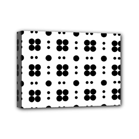 Polka Dot  Svg Mini Canvas 7  X 5  (stretched) by 8989