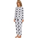 Polka Dot  Svg Womens  Long Sleeve Lightweight Pajamas Set View2