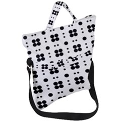 Polka Dot  Svg Fold Over Handle Tote Bag by 8989