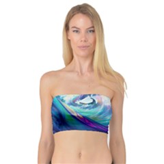 Waves Ocean Sea Tsunami Nautical Nature Water Bandeau Top