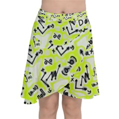 Background Pattern Graphic Beautiful Wallpaper Art Chiffon Wrap Front Skirt