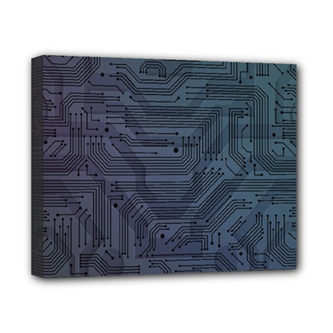 Circuit Board Circuits Mother Board Computer Chip Canvas 10  X 8  (stretched)