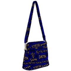 Art Pattern Design Background Graphic Zipper Messenger Bag