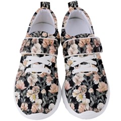 Vibrant And Alive Watercolor Flowers Women s Velcro Strap Shoes by GardenOfOphir