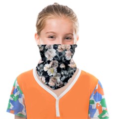 Vibrant And Alive Watercolor Flowers Face Covering Bandana (kids) by GardenOfOphir