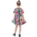 Big And Bright Watercolor Flowers Kids  Sailor Dress View2
