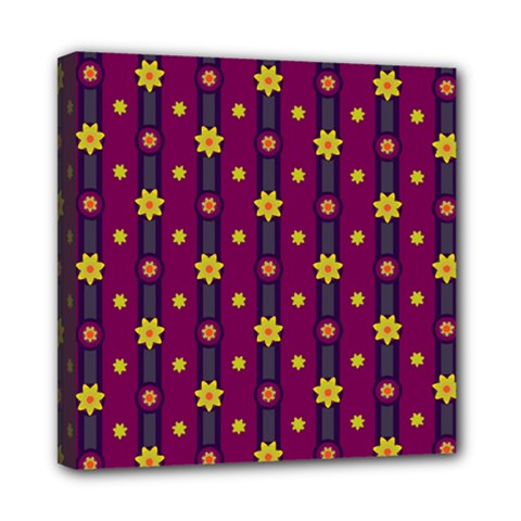Purple Background Graphic Decor Backdrop Design Art Mini Canvas 8  X 8  (stretched)