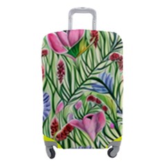 Celestial Watercolor Flower Luggage Cover (small) by GardenOfOphir