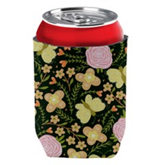 Flowers Rose Blossom Pattern Creative Motif Can Holder by Ravend