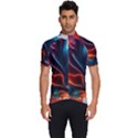 Ai Generated Swirl Splash Blaze Design Art Men s Short Sleeve Cycling Jersey View1