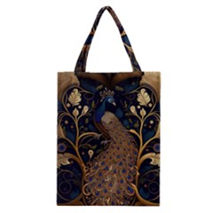 Peacock Plumage Bird Decorative Pattern Graceful Classic Tote Bag