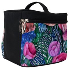 Bright And Brilliant Watercolor Flowers Make Up Travel Bag (big) by GardenOfOphir