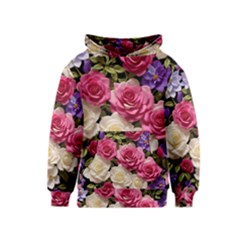 Ai Generated Roses Flowers Petals Bouquet Wedding Kids  Pullover Hoodie