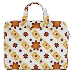 Background Floral Pattern Graphic MacBook Pro 13  Double Pocket Laptop Bag