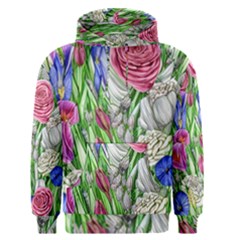 Celestial And Charming Florals Men s Core Hoodie by GardenOfOphir