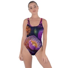 Ai Generated Flowers Plants Petals Buds Bring Sexy Back Swimsuit