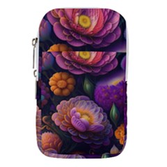 Ai Generated Flowers Plants Petals Buds Waist Pouch (small) by Ravend