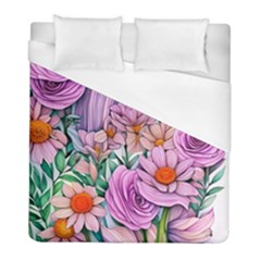 Bright And Brilliant Bouquet Duvet Cover (full/ Double Size) by GardenOfOphir