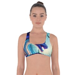 Ai Generated Dragon Fractal Art Texture Got No Strings Sports Bra by Ravend