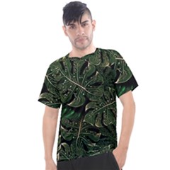 Monstera Plant Tropical Jungle Leaves Pattern Men s Sport Top