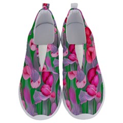 Mysterious And Enchanting Watercolor Flowers No Lace Lightweight Shoes by GardenOfOphir