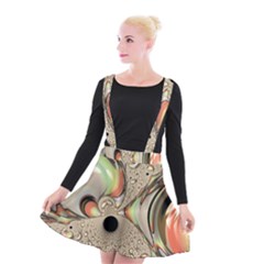 Fractal Background Pattern Texture Abstract Design Abstract Suspender Skater Skirt