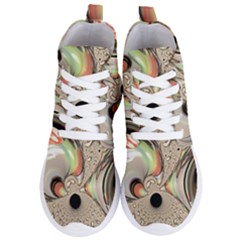 Fractal Background Pattern Texture Abstract Design Abstract Women s Lightweight High Top Sneakers