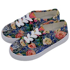 Captivating Watercolor Flowers Kids  Classic Low Top Sneakers by GardenOfOphir