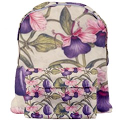 Flowers Pattern Decorative Wallpaper Scrapbooking Giant Full Print Backpack