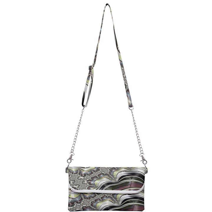 Fractal Background Pattern Texture Abstract Design Art Mini Crossbody Handbag