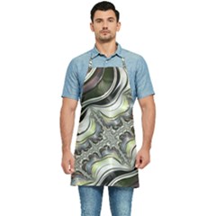 Fractal Background Pattern Texture Abstract Design Art Kitchen Apron by Ravend