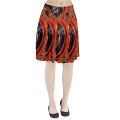 Fractal Background Pattern Texture Abstract Design Pleated Skirt