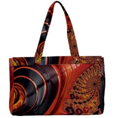 Fractal Background Pattern Texture Abstract Design Canvas Work Bag by Ravend