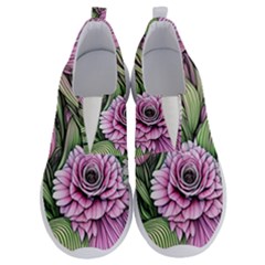 Sumptuous Watercolor Flowers No Lace Lightweight Shoes by GardenOfOphir